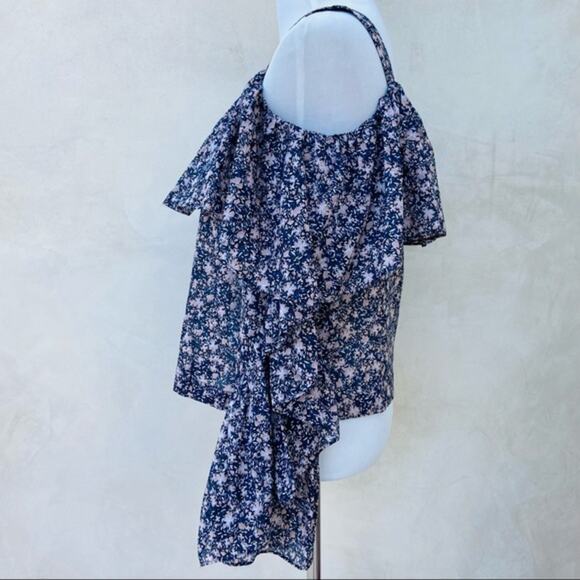 Robert Rodriguez Floral Cold Shoulder Blouse NWT - Picture 4 of 12